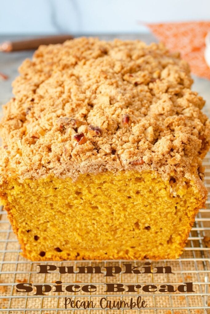 Pumpkin Spice Bread With Pecan Crumble Hungry Girl In Queens